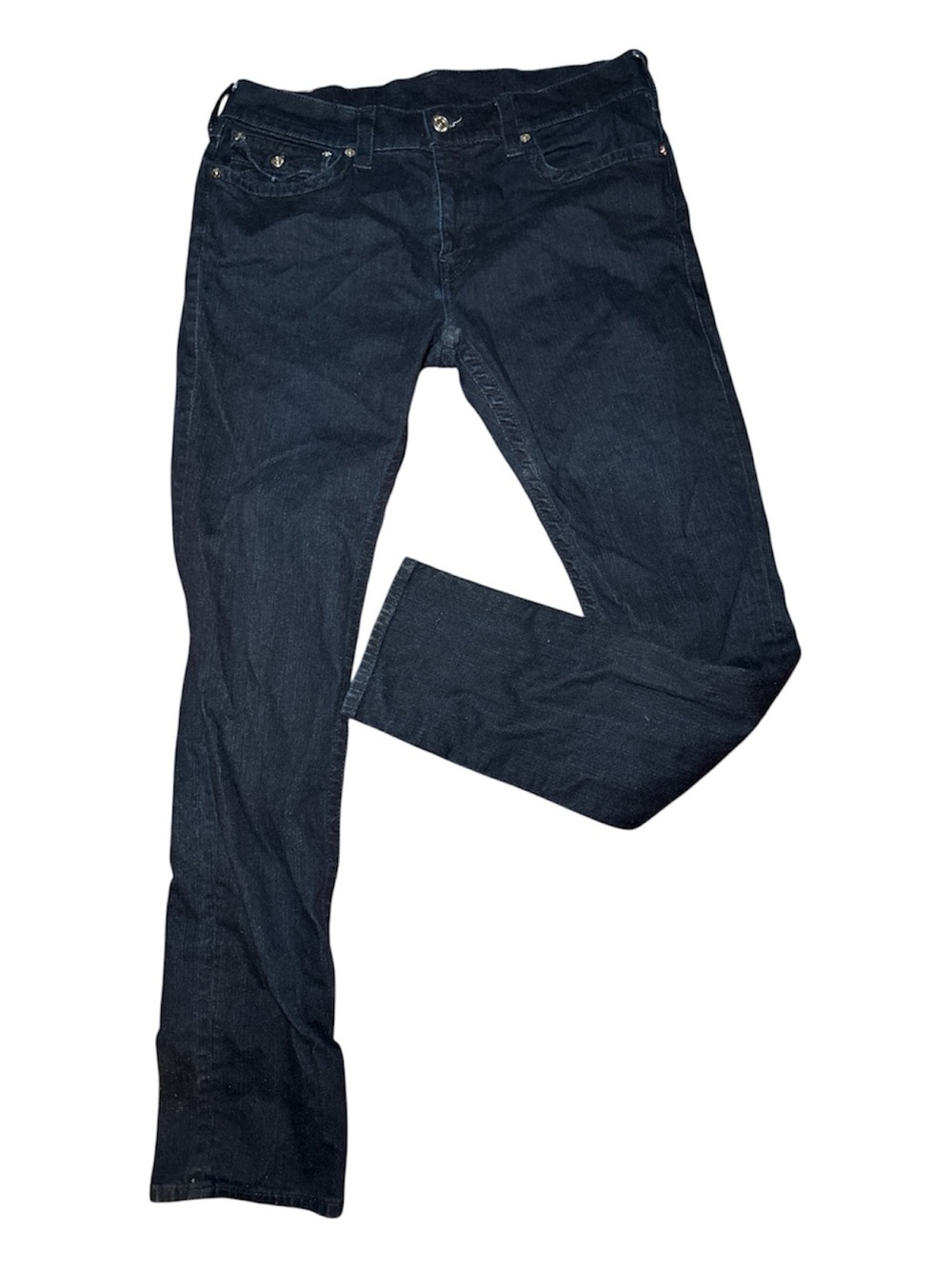 True Religion ROCCO 36x34 Relaxed Skinny Dark Wash Jeans